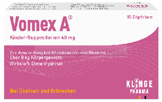 VOMEX A supposte bambini 40 mg