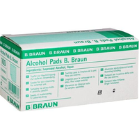 ALCOHOL PADS B. Tampon brun