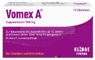 VOMEX A 150 mg supposte