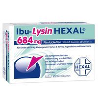 IBU LYSIN HEXAL 684 mg pastillas en blíster