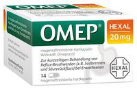 OMEP HEXAL 20 mg cápsulas duras resistentes jugos gástricos